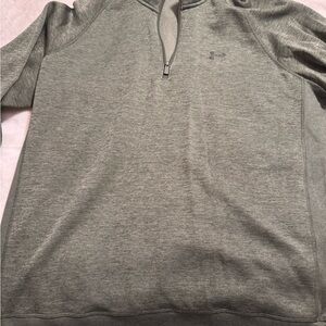 Under Armour Men's Olive Zip-Up Sweater